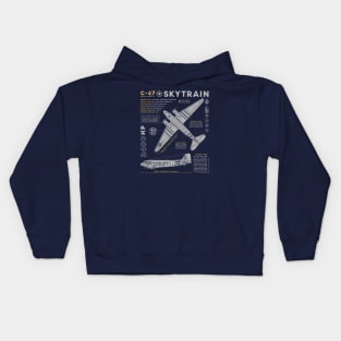 C-47 Skytrain Kids Hoodie